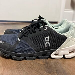 On Running Black and Gray Athletic Shoes